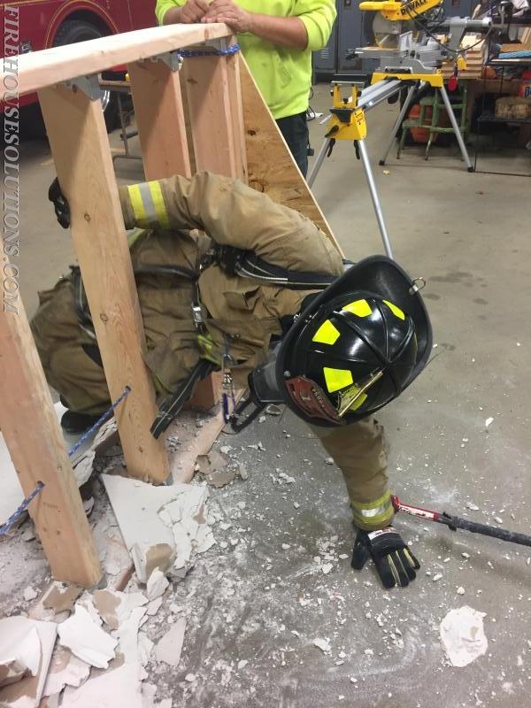 Wall breach drill - Firefighter Survival